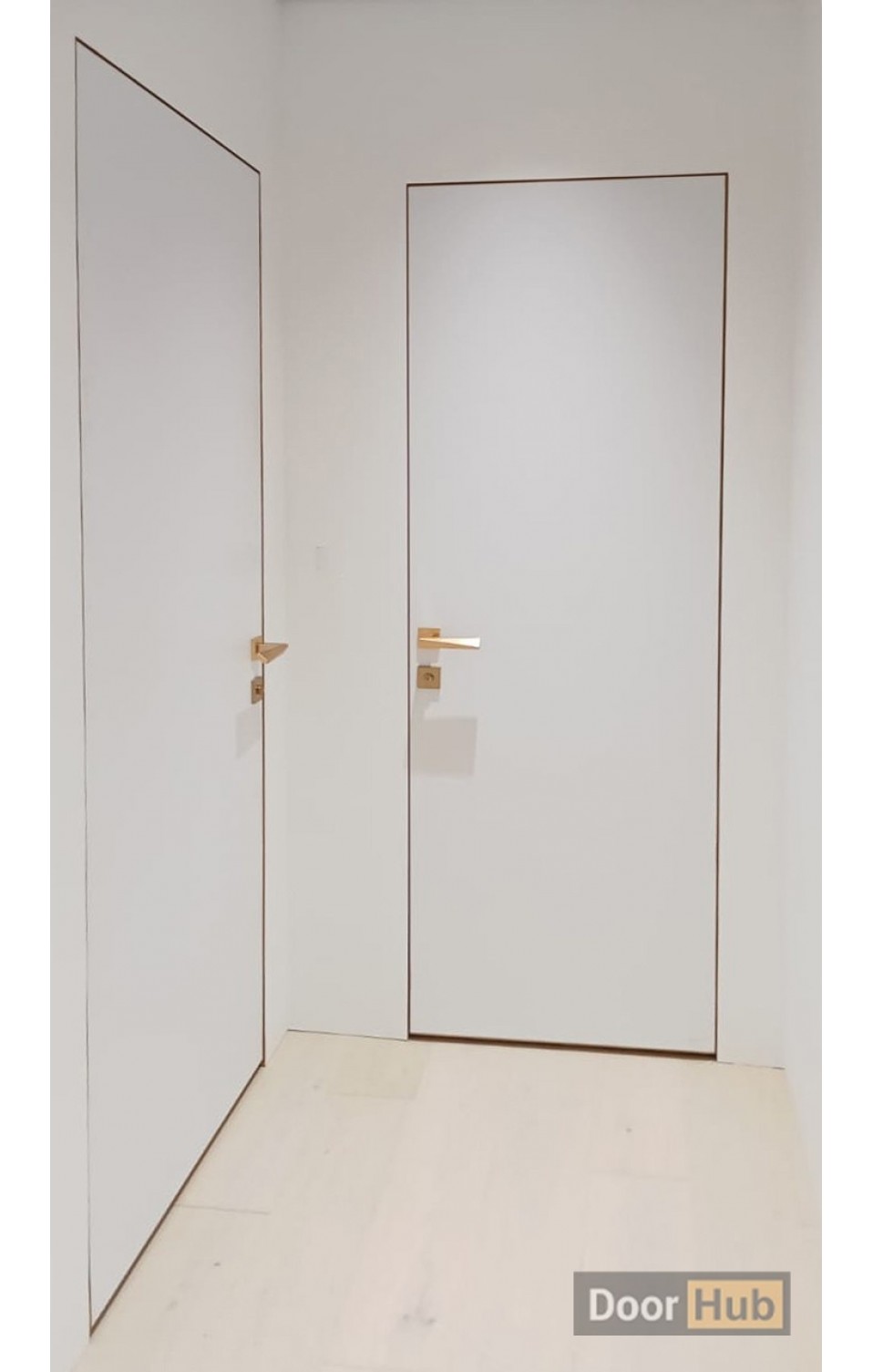 Primed Stock Door Left Opening for Interior Home Projects UAE